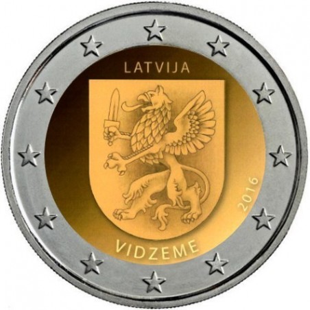 2 Euros commémorative Lettonie 2016