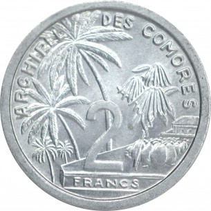 8193 - COMORES 2 Francs 1964 UNC 2