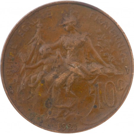 10 Centimes DANIEL DUPUIS 1921