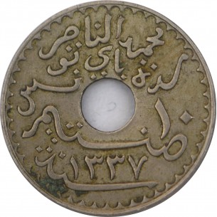 8115  - Tunisie 10 Centimes 1919 Protectorat Français