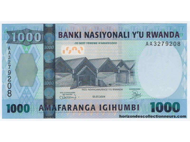 1000 Francs RWANDA 2004 P.31a NEUF