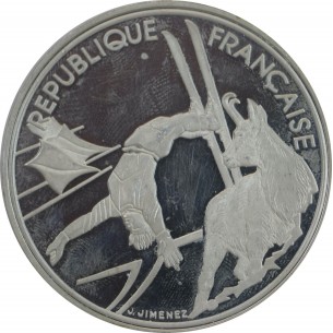 100 Francs SKI ACROBATIQUE 1990 2