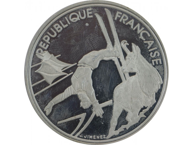 100 Francs SKI ACROBATIQUE 1990
