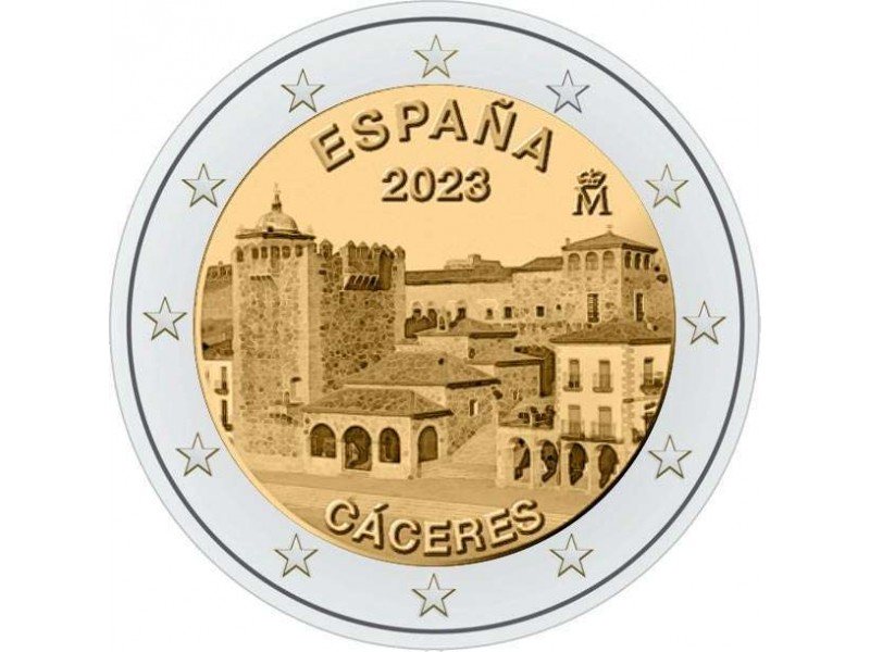 2 Euros ESPAGNE 2023 CACERES