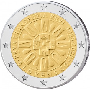 2 Euros SLOVAQUIE 2023, Transfusion sanguine