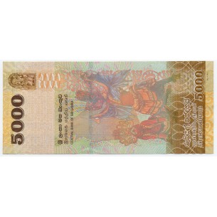 5000 Rupees SRI LANKA 2010 P.128a NEUF 2