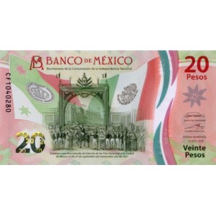 20 Pesos MEXIQUE 2021