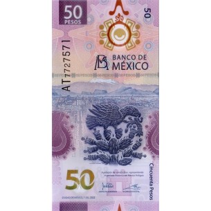 50 Pesos MEXIQUE 2022