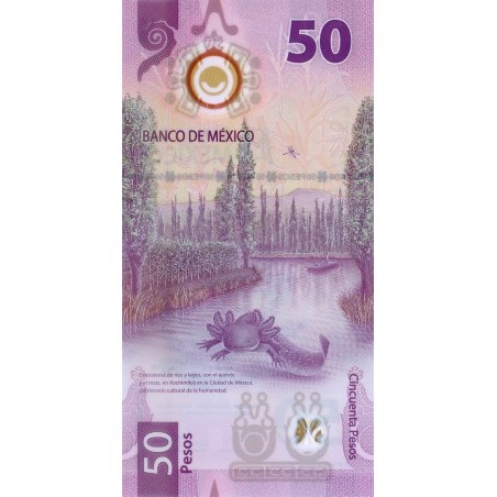50 Pesos MEXIQUE 2021 NEUF P-New