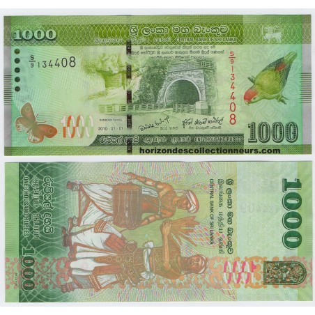 1000 Rupees SRI LANKA 2010 P.127a NEUF