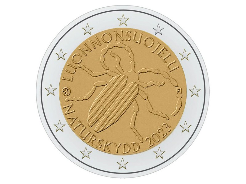 2 EUROS BE FINLANDE 2023, Protection de la Nature
