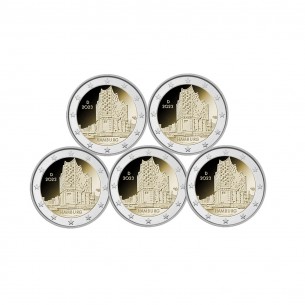 2 Euros ALLEMAGNE 2023  HAMBOURG- 4 Ateliers ADFGJ