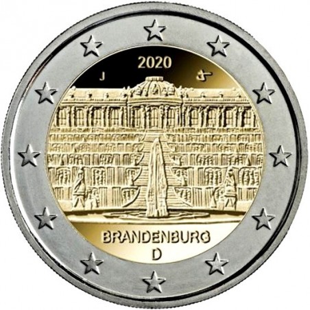 2 Euro Allemagne 2020 -Brandeburg de Sanssouci