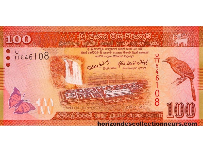 100 Rupees SRI LANKA 2010 P.125a