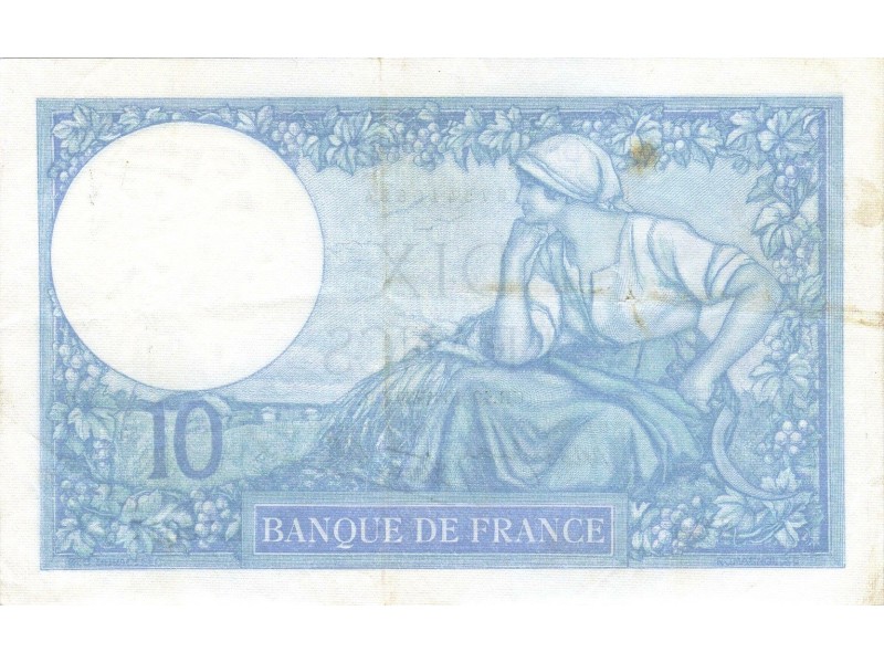 10 Francs MINERVE 1939 F.07.12