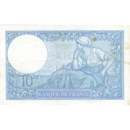 10 Francs MINERVE 1939 F.07.12