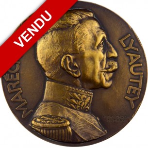 MAROC, Médaille Maréchal Lyautey Pacification du Maroc...