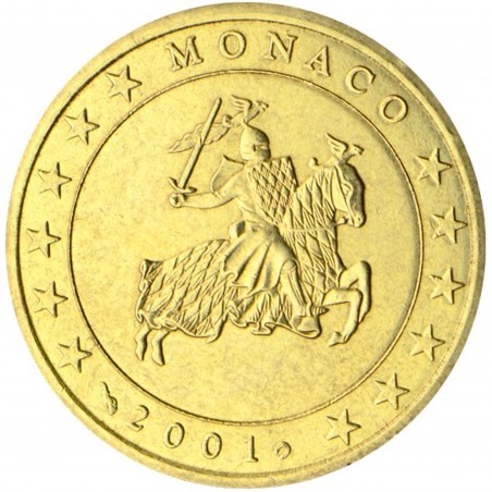 50 Centimes MONACO 2002- Chevalier Grimaldi