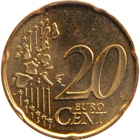 20 Centimes MONACO 2002, Chevalier Grimaldi