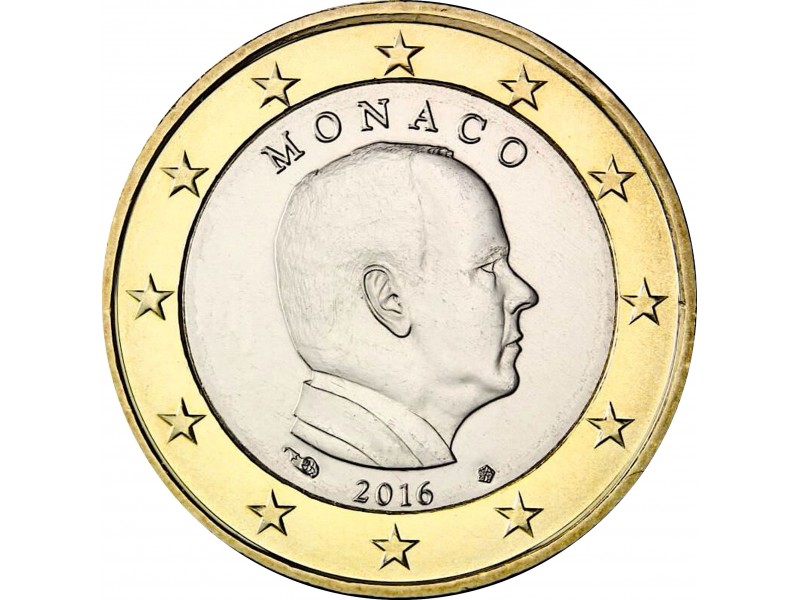 1 Euro MONACO 2007 - Portrait du...