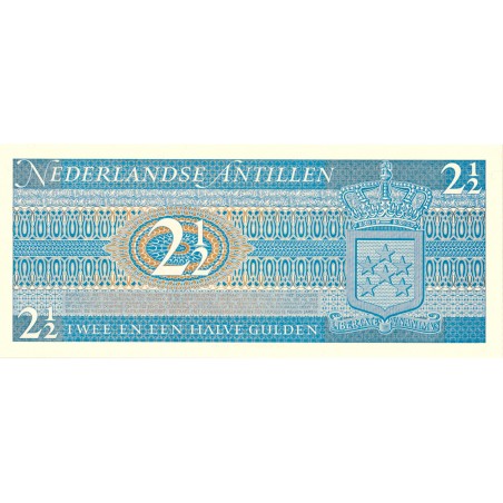 2 ½ Gulden ANTILLES NÉERLANDAISES 1970 P.21