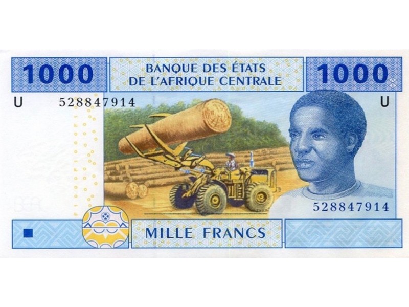 34101- 1000 FRANCS ÉTATS DE L'AFRIQUE CENTRALE U 2002 P.207U