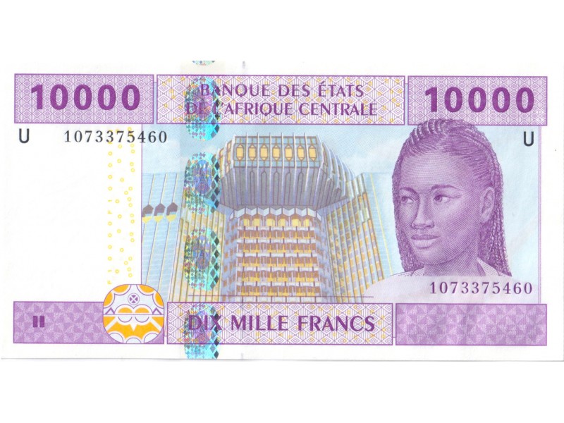 10000 Francs ÉTATS DE L 'AFRIQUE CENTRAL 2002 P.208Ub