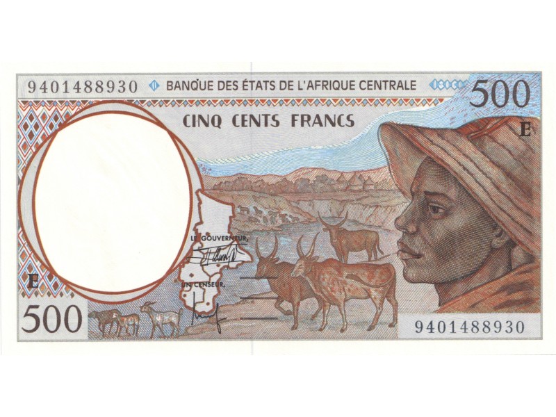 34109 -  500 Francs ÉTATS DE L'AFRIQUE CENTRALE 1999 P.201Ee