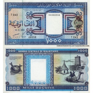 Mauritanie - Billet 1000 Ouguiya 2002 P-9