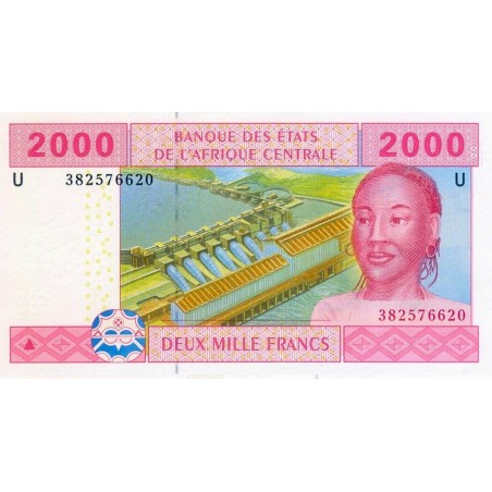 2000 Francs ÉTATS DE L 'AFRIQUE CENTRAL 2002 P.208U