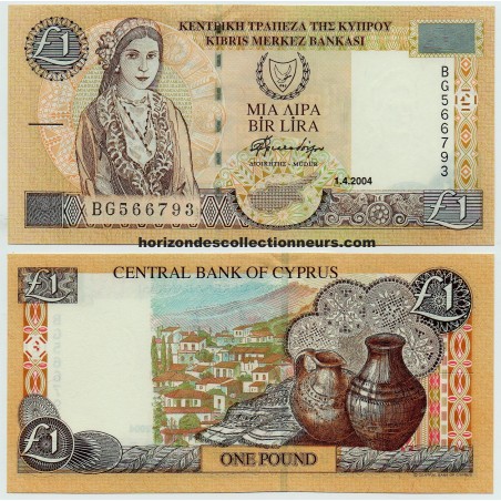 1 Pound CHYPRE 2004 P.60d NEUF