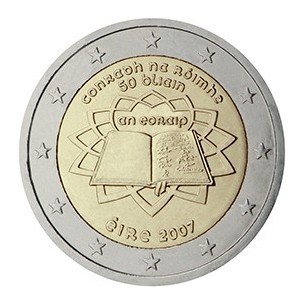 2 Euro Irlande 2007- Traité de Rome
