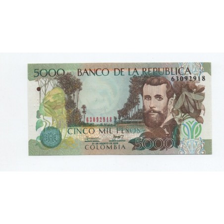 5000 Pesos COLOMBIE 2009 P.New NEUF