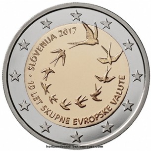 2 Euro Slovénie 2017 - Introduction de l'Euro en Slovénie