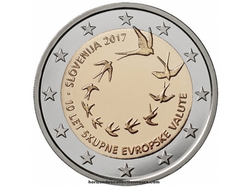 2 Euro Slovénie 2017 - Introduction de l'Euro en Slovénie
