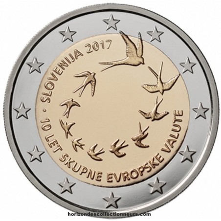 2 Euro Slovénie 2017 - Introduction de l'Euro en Slovénie
