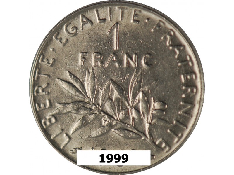 1 Franc Semeuse1999 ABEILLE