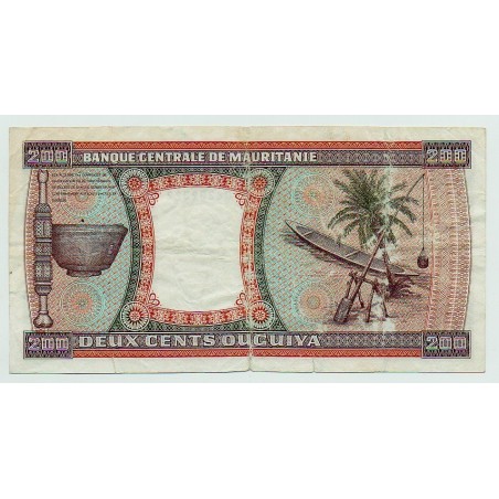 200 Ouguiya Mauritanie 1974 -P.05a