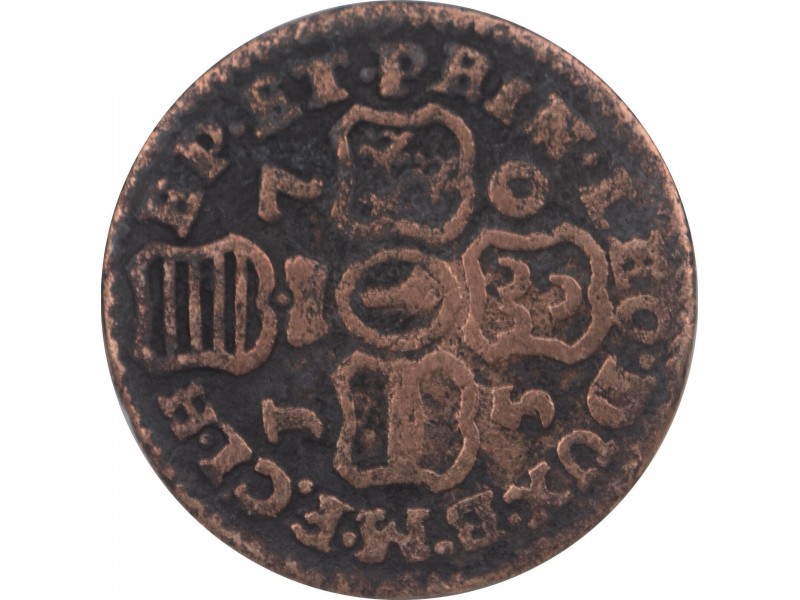 BELGIQUE  PR-ÉVÊCHÉ de Liège 1 Liard Évéché de...