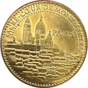 Jeton Touristique, Basilique Du Sacre Coeur De Montmatre 2016