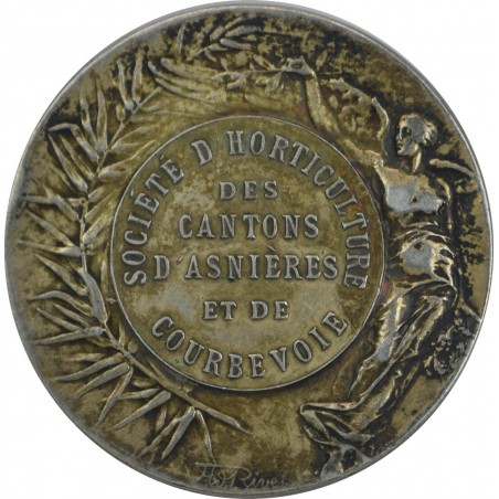Médaille Société d'Horticulture des Cantons Asnières et de Courbevoie