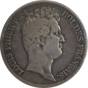 5 Francs Louis Philippe I 1831 PARIS