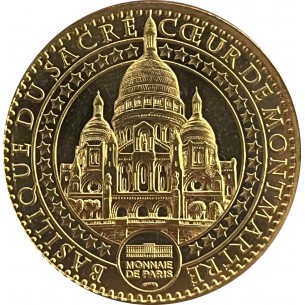 8355 - Jeton  touristique Sacré coeur de Montmarthe 2016