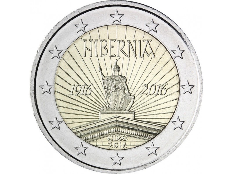 2 Euro  commémorative Irlande 2016 (Hibernia)