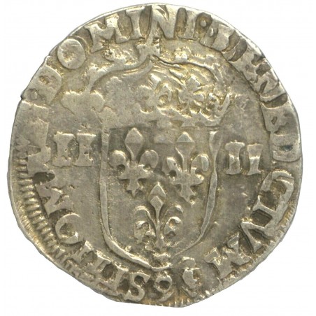 HENRI IV 1/4 ECU 1606 A ( Paris ) TB