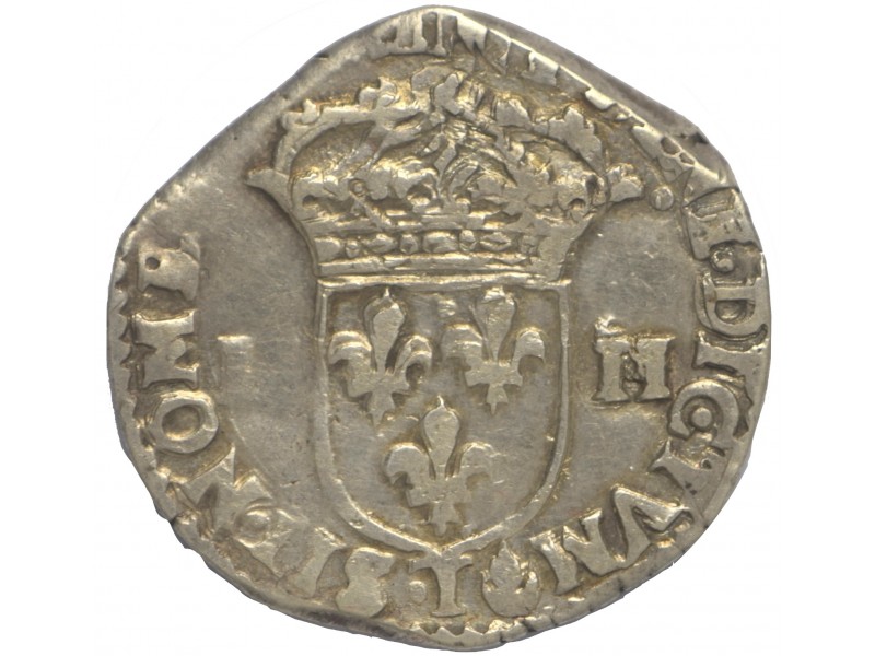 LOUIS XIII 1/4 ECU 1615 T ( NANTES) B/TB