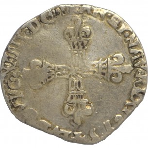 LOUIS XIII 1/4 ECU 1615 T ( NANTES) B/TB 2
