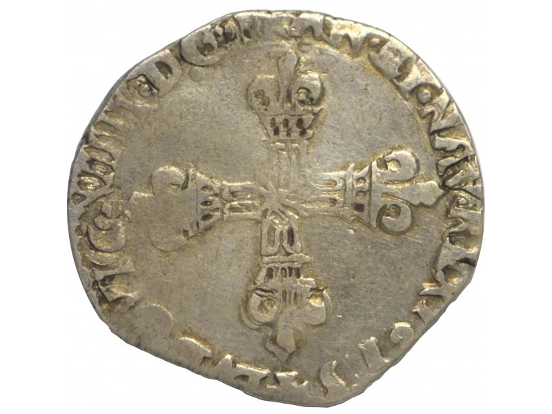 LOUIS XIII 1/4 ECU 1615 T ( NANTES) B/TB
