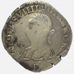 Dixième d'écu du Béarn dit"au bandeau" Louis XV. 1760