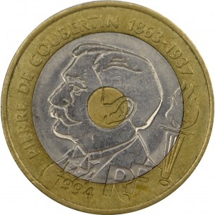20 FRANCS PIERRE DE COUBERTIN 1994